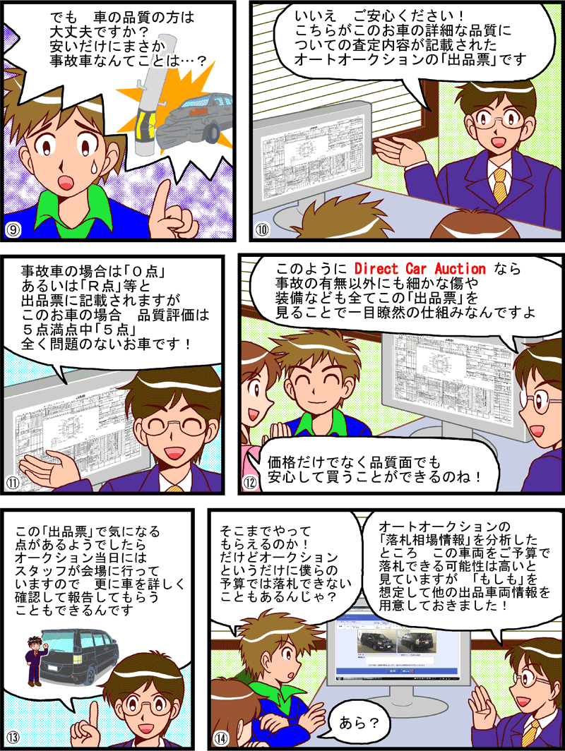 マンガでわかるダイレクト・カー・オークション Page3